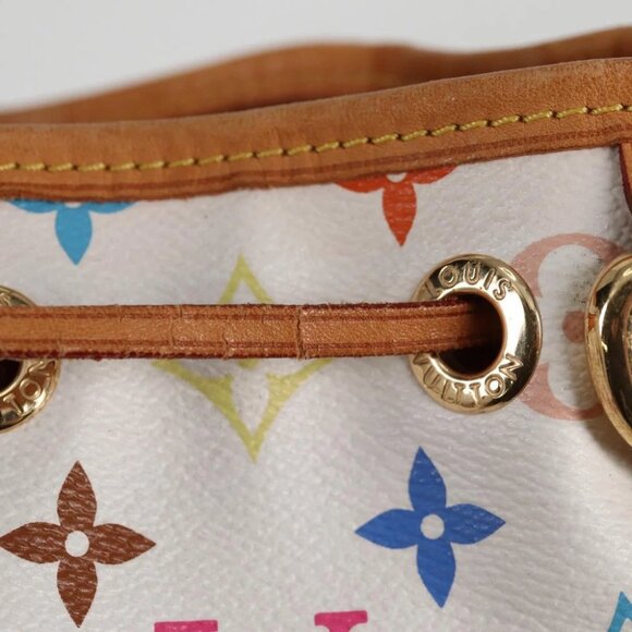 LOUIS VUITTON Monogram Multicolor Petit Noe Shoulder Bag M42229 Auth 130467V - Picture 11 of 15